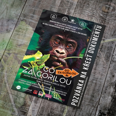Vizuál na křest dokumentu pro Prima ZOOM - Go za Gorilou